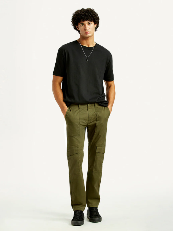 mc-002-olive-cargo Slim Fit Olive Cargo Pants