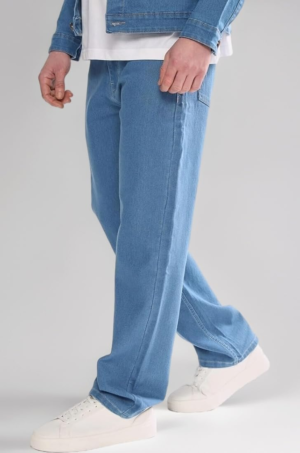 Straight Fit Light Blue Jeans