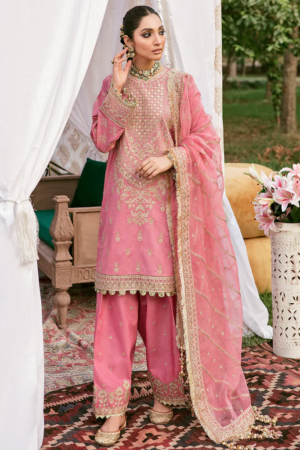 wsk-001-pink-embroidered-1 Embroidered Lawn Shalwar Kameez - Pink